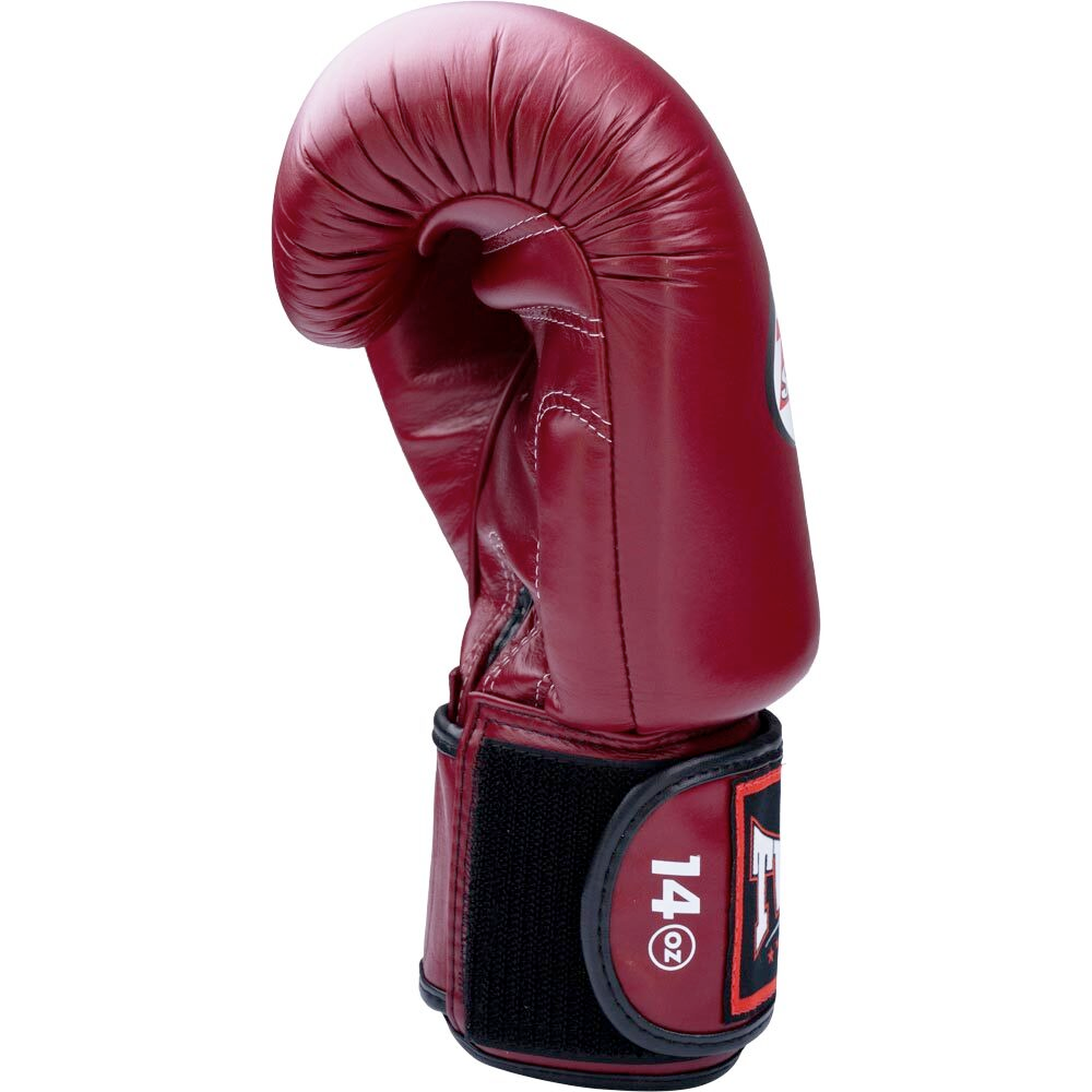 Twins Special Maroon Velcro Boxing Gloves - BGVL3