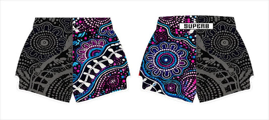 Indigenous Inspired Muay Thai Shorts -(Pre-Order)