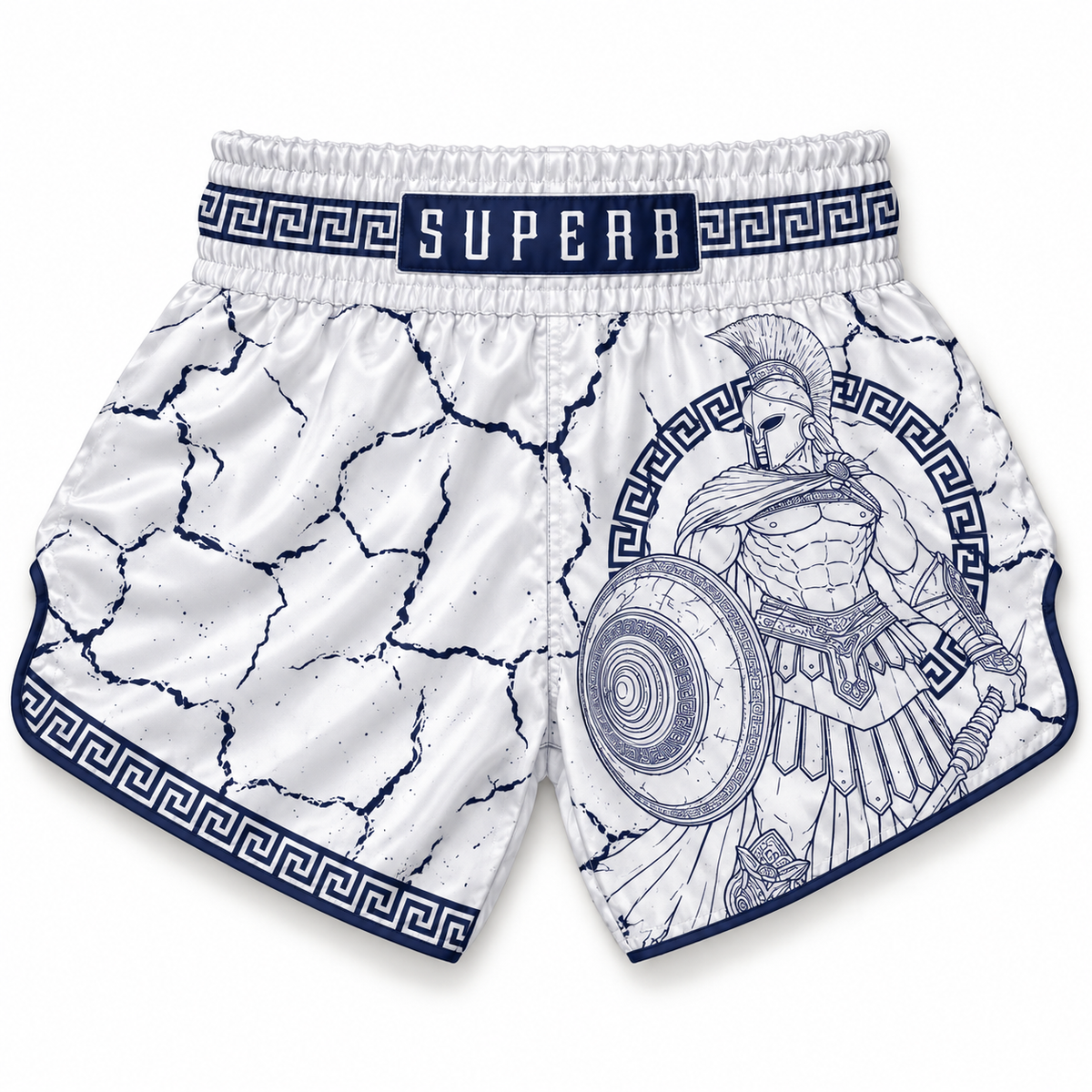 SPARTAN – GREECE MUAY THAI SHORTS 🇬🇷 (Pre-Order)