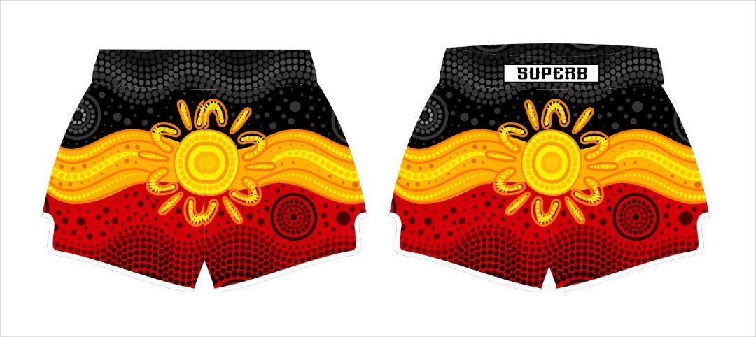 Indigenous Inspired Muay Thai Shorts (Pre-Order)