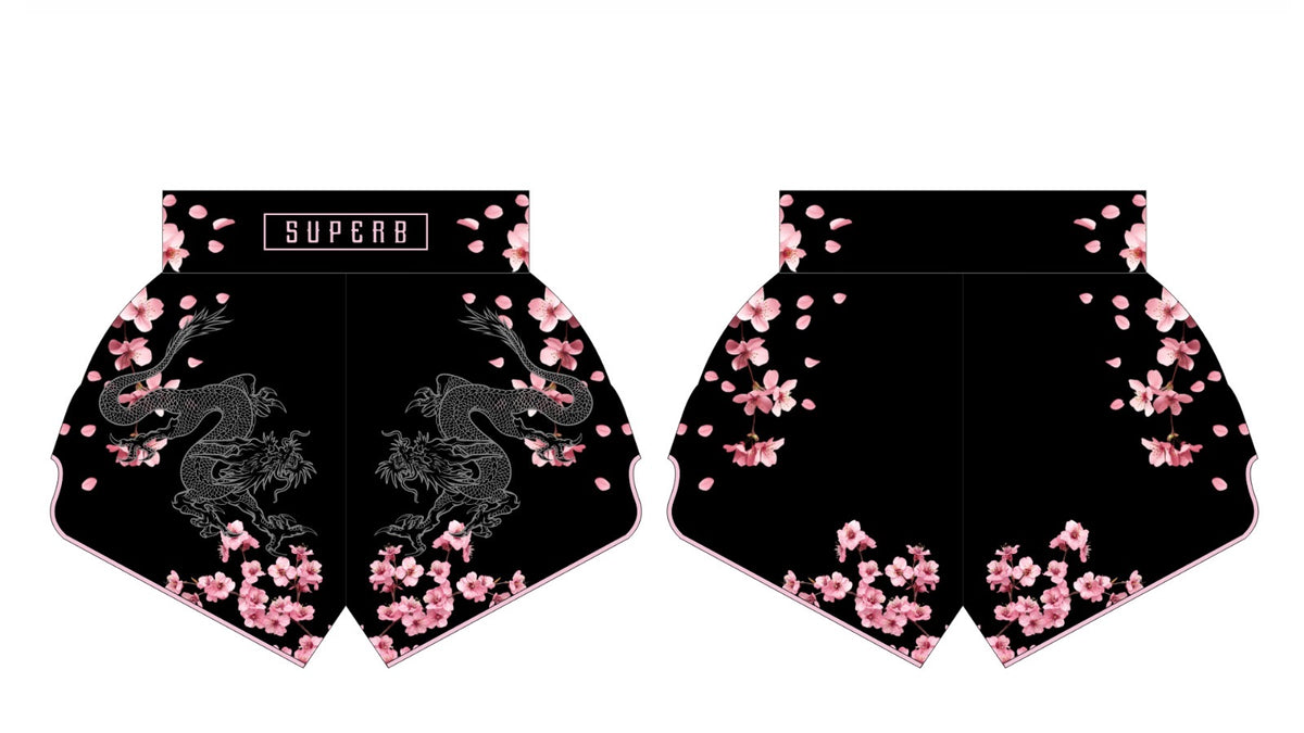 SAKURA DRAGON MUAY THAI SHORTS (Pre-Order)