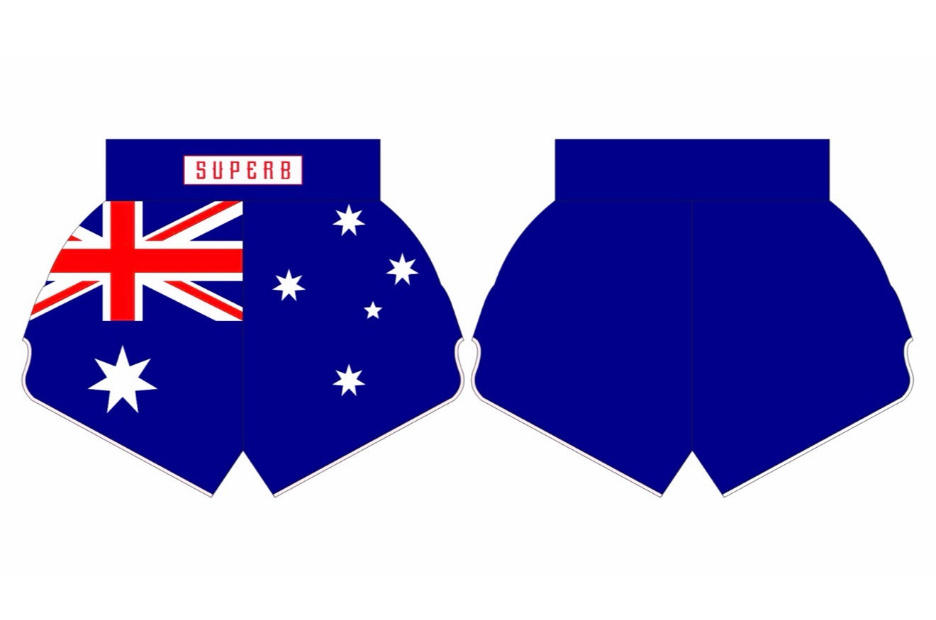 Australian Southern Cross Muay Thai Shorts (Pre-Order)