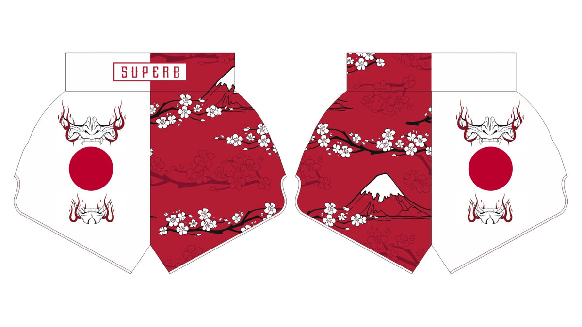 RISING ONI MUAY THAI SHORTS