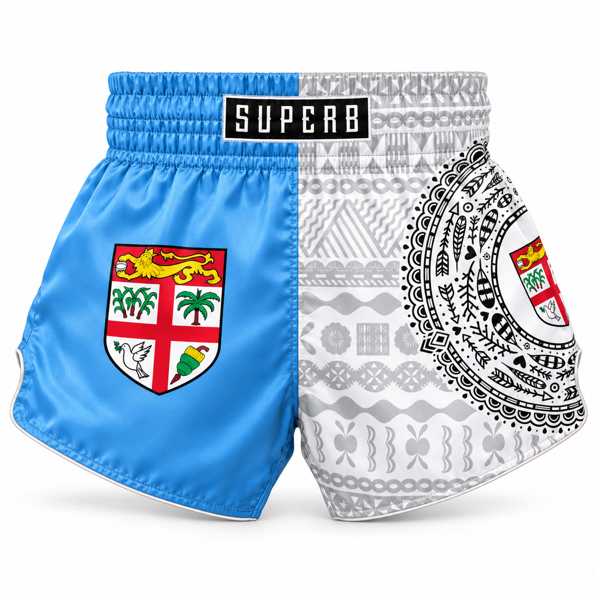 Fiji Heritage Muay Thai Shorts (Pre-order)