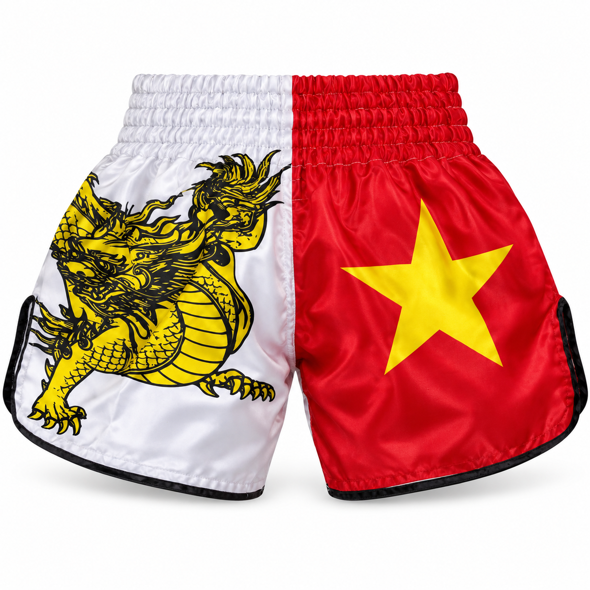 Vietnam Dynasty Muay Thai Shorts (White)