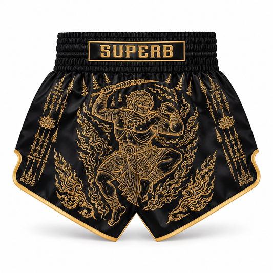 Khmer Sak Yantar Black Edition Muay Thai Shorts – Pre-Order