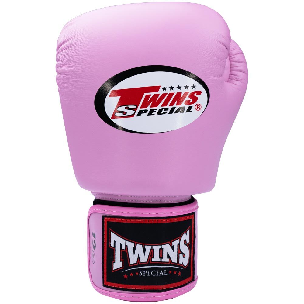 Twins Special Pink Velcro Boxing Gloves - BGVL3