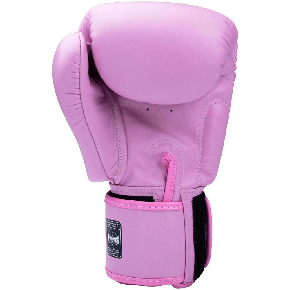 Twins Special Pink Velcro Boxing Gloves - BGVL3