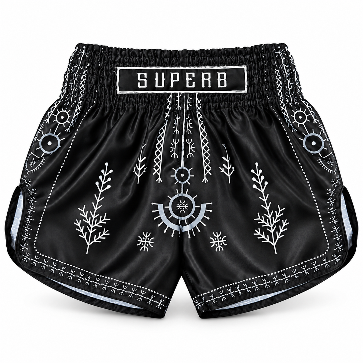 Croatia Black Muay Thai Shorts (Pre-Order)
