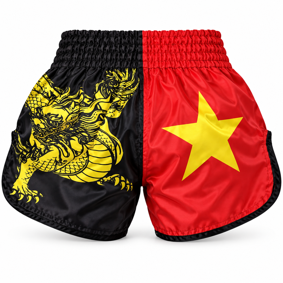 Vietnam Dynasty Muay Thai Shorts (Black)