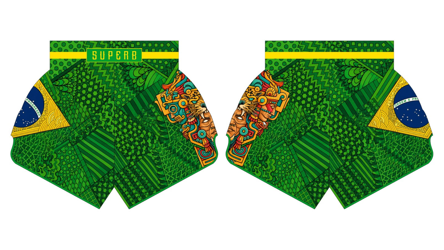 Brazil Tribal Edition Muay Thai Shorts (Pre-Order)