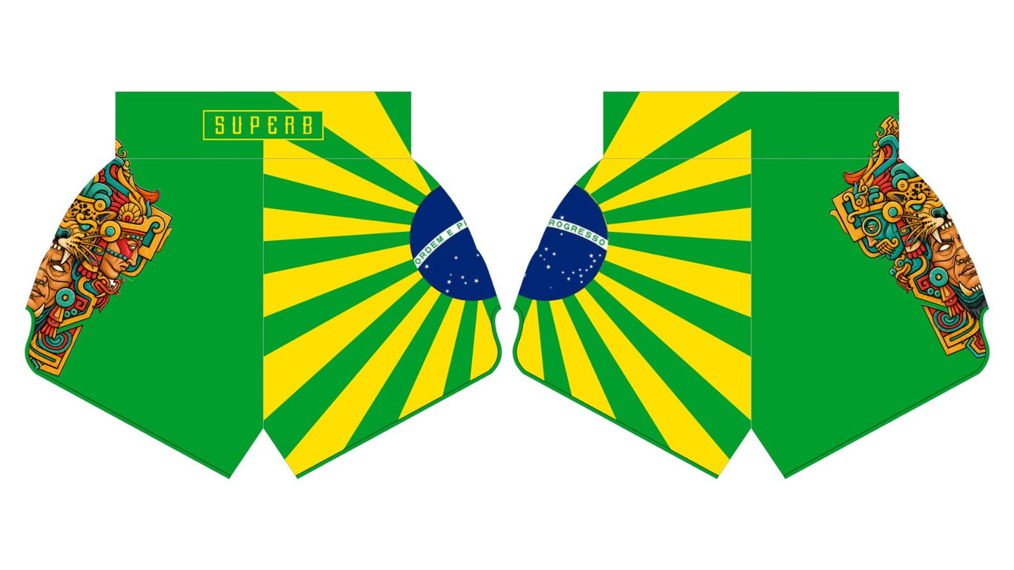 Brazil Rising Sun Edition Muay Thai Shorts (Pre-Order)