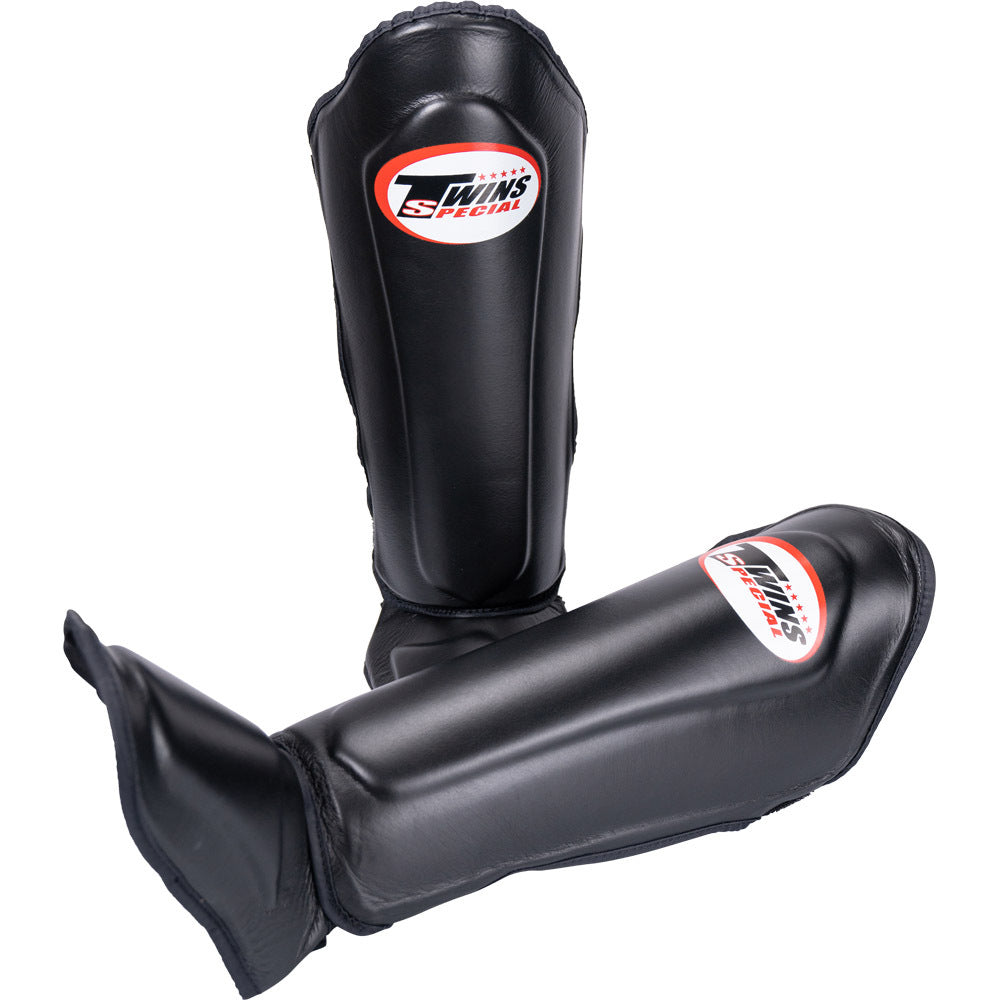 Twins Special Slim-Fit Black Shin Guards - SGL10
