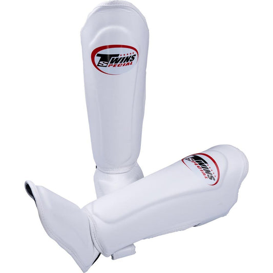 Twins Special Slim-Fit White Shin Guards - SGL10