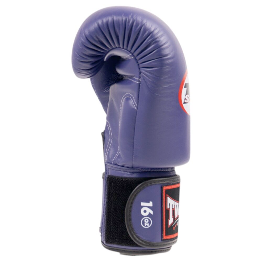 Twins Special Purple Velcro Boxing Gloves - BGVL3