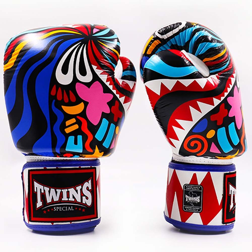 Twins Special Abstract Art Boxing Gloves - FBGVL3