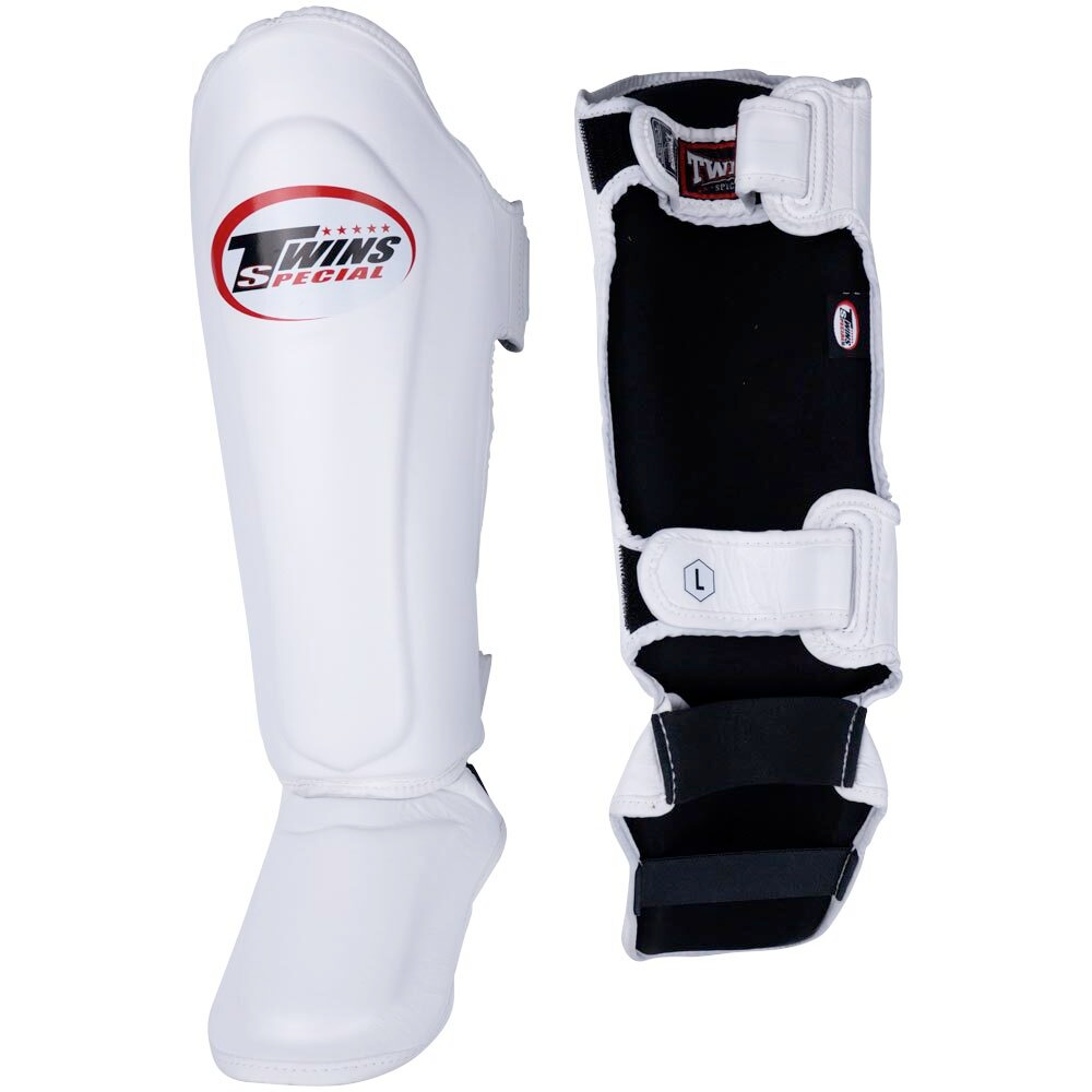 Twins Special Slim-Fit White Shin Guards - SGL10