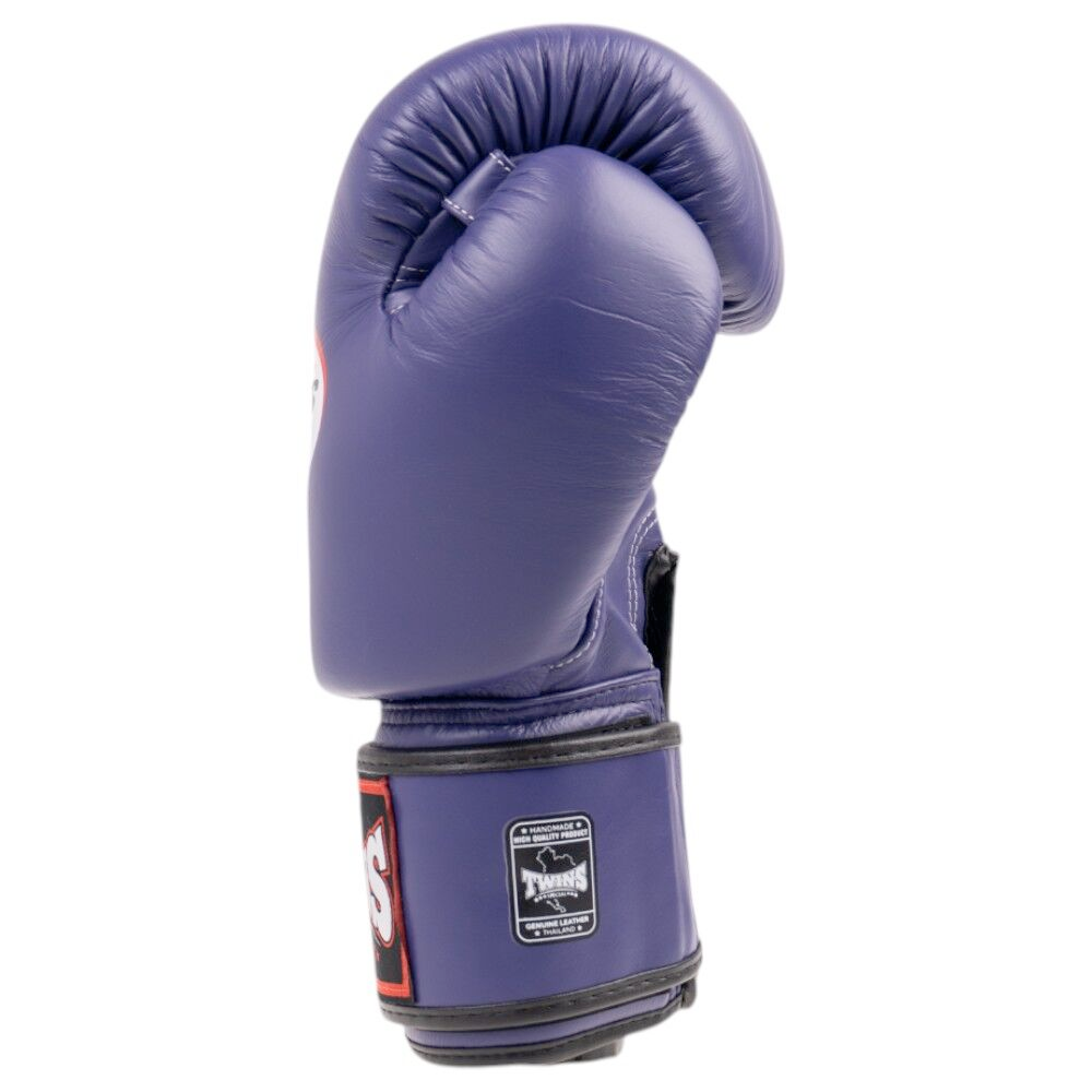Twins Special Purple Velcro Boxing Gloves - BGVL3