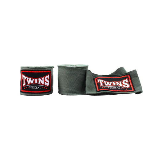 Twins Special Gray Elastic Hand Wraps - CH5