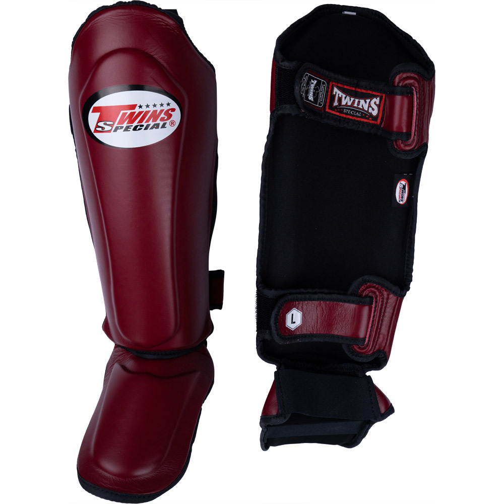 Twins Special Slim-Fit Maroon Shin Guards - SGL10