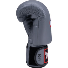 Twins Special Grey Velcro Boxing Gloves - BGVL3