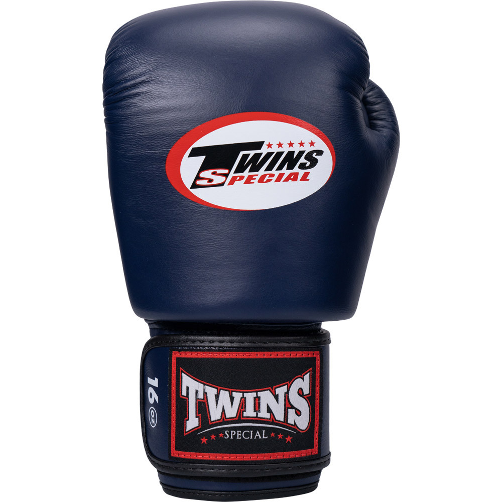Twins Special Navy Velcro Boxing Gloves - BGVL3