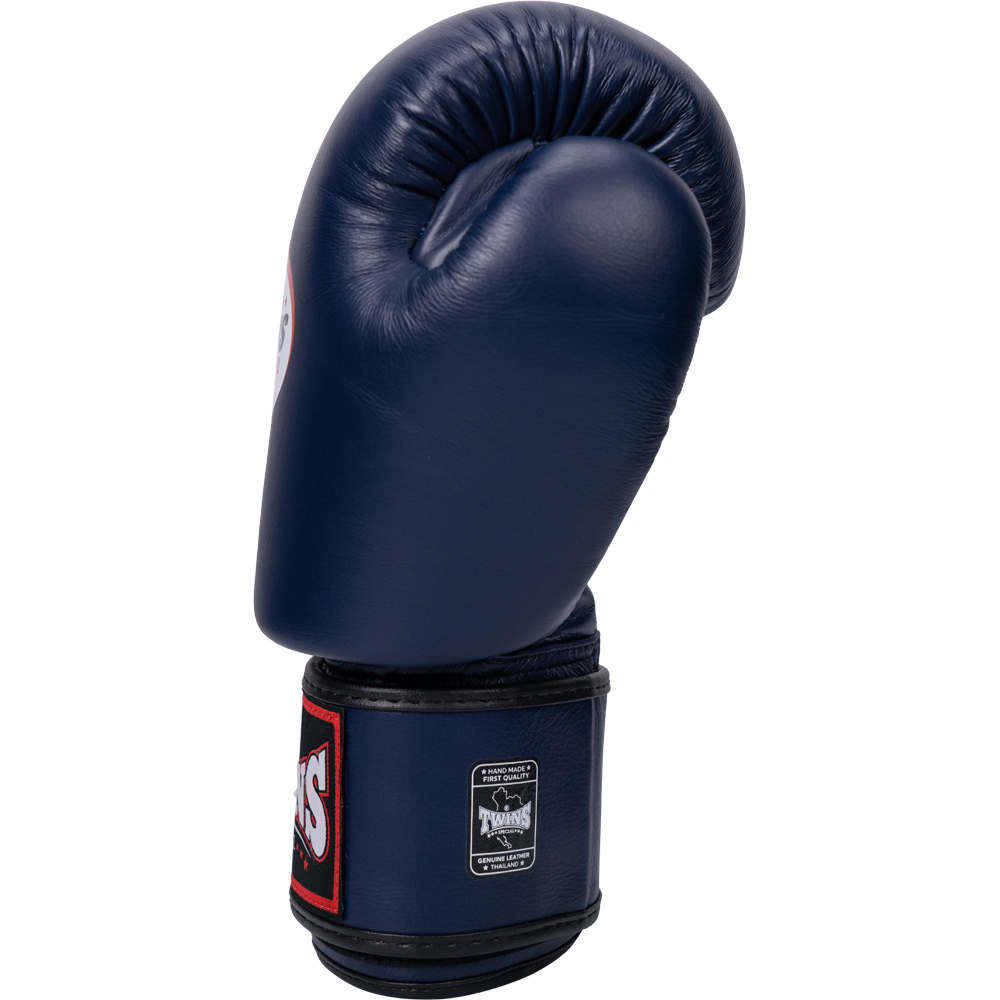 Twins Special Navy Velcro Boxing Gloves - BGVL3