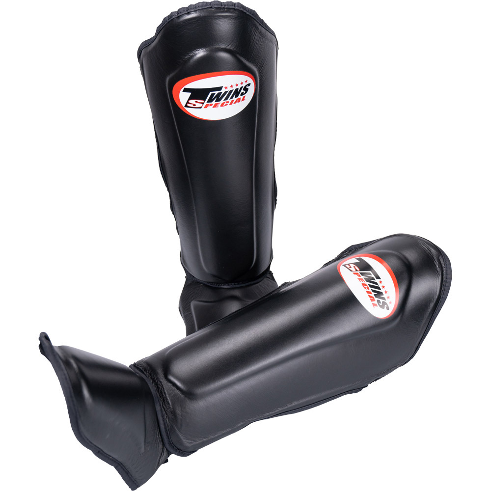 Twins Special Slim-Fit Black Shin Guards - SGL10