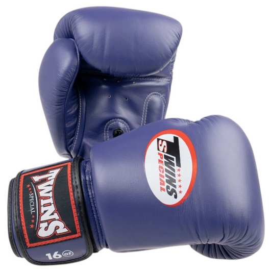 Twins Special Purple Velcro Boxing Gloves - BGVL3