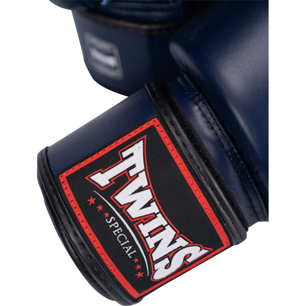Twins Special Navy Velcro Boxing Gloves - BGVL3