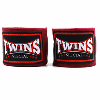 Twins Special Maroon Elastic Hand Wraps - CH5