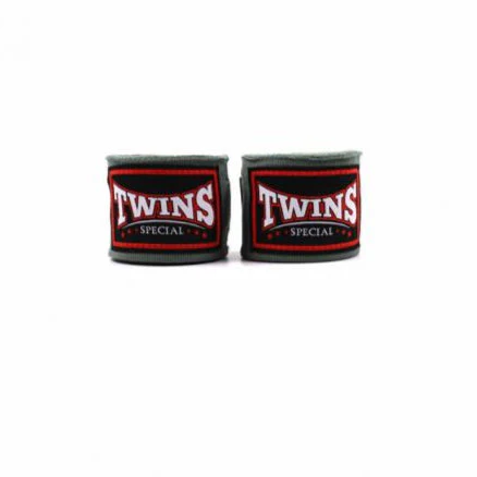 Twins Special Gray Elastic Hand Wraps - CH5