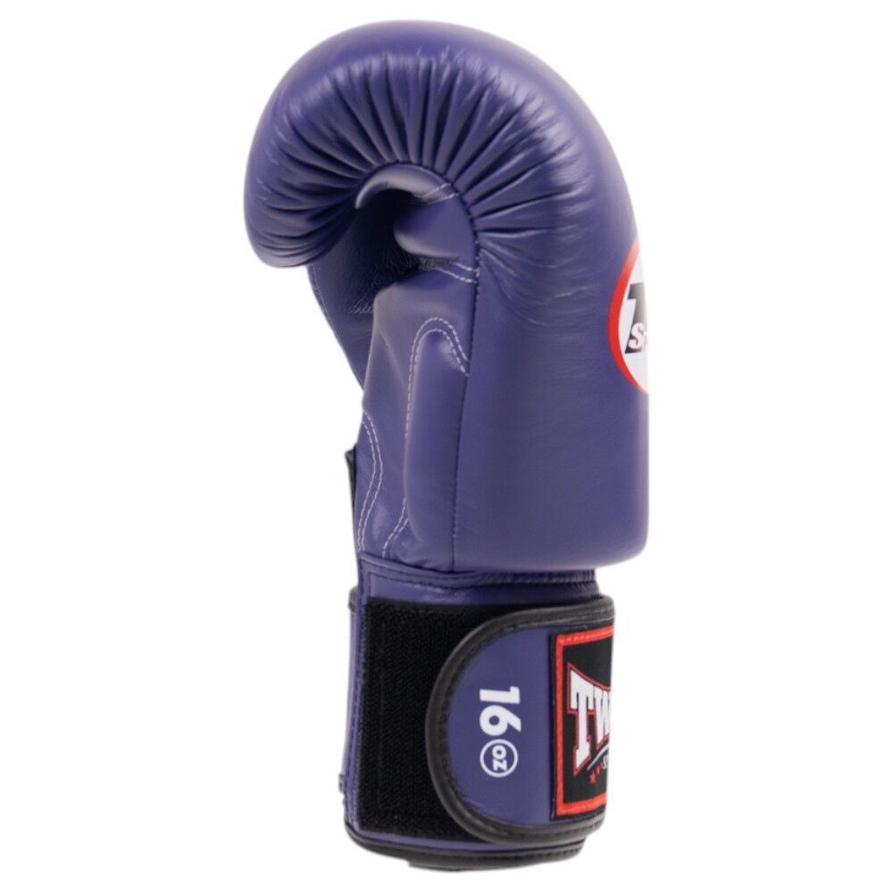 Twins Special Purple Velcro Boxing Gloves - BGVL3