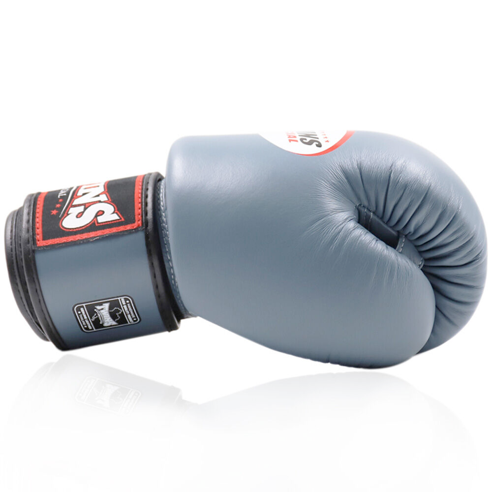 Twins Special Pearl Grey Velcro Boxing Gloves - BGVL3