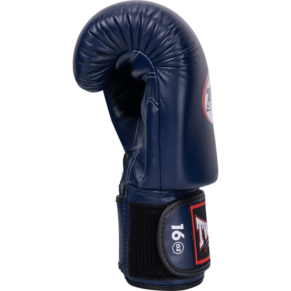 Twins Special Navy Velcro Boxing Gloves - BGVL3
