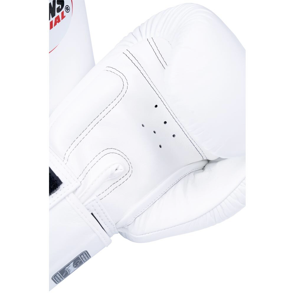 Twins Special White Velcro Boxing Gloves - BGVL3